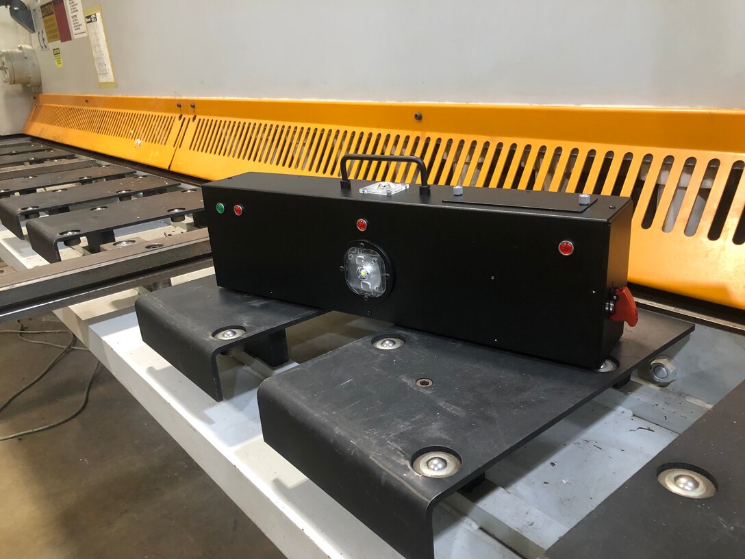 A collaborative effort of the 502nd Trainer Development Squadron and Air Education and Training Command Aerospace Physiology Lead Command, the unaided night vision trainer, also known as an NV light bar, demonstrates how dark adaptation and various types of lighting enhance unaided night vision.