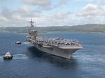 USS Theodore Roosevelt Departs Guam Mission Ready