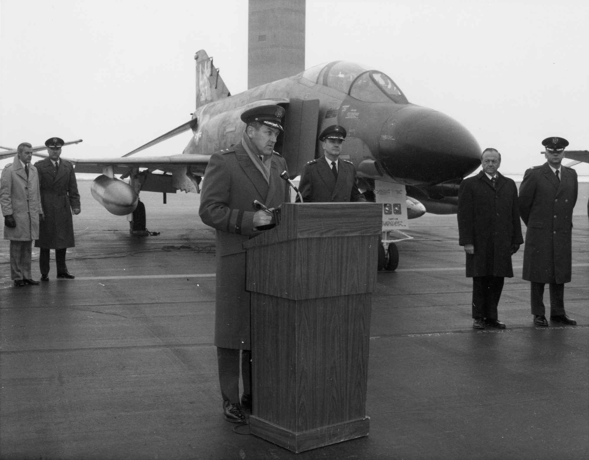 Tactical Air Command reassigned the 388th Tactical Fighter Wing to Hill AFB from Korat Royal Thai AB, Thailand, equipped with 54 F-4Ds, in December 1975. Air Force leaders marked the occasion with a ceremony at Hill AFB on a cold, winter day in January 1976.