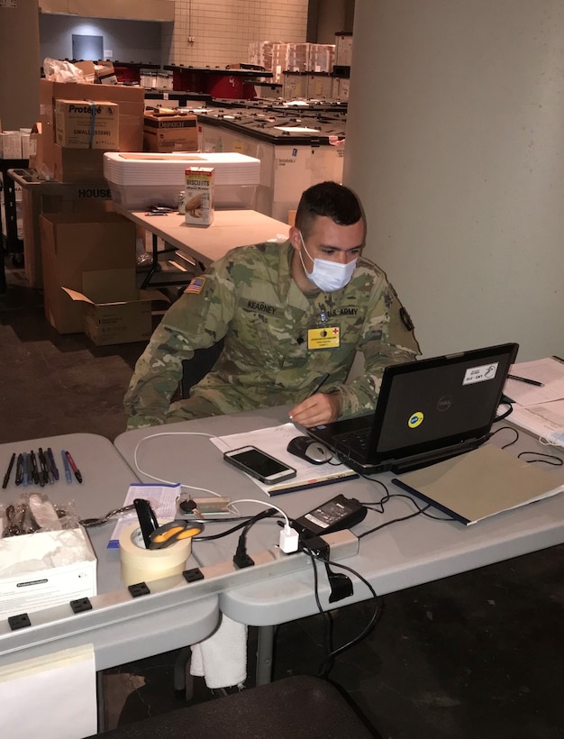 Boston University Student and Army Reserve Soldier participates in NYC COVID-19 response