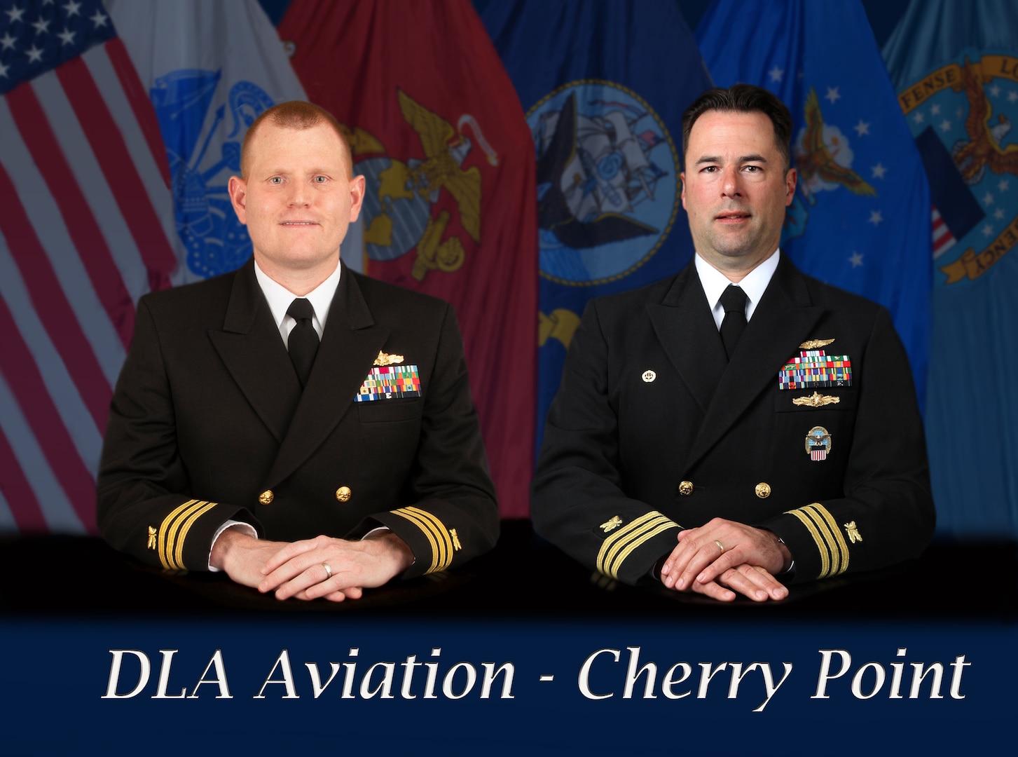 DLA Aviation Cherry Point photo incoming and outgoing commanders