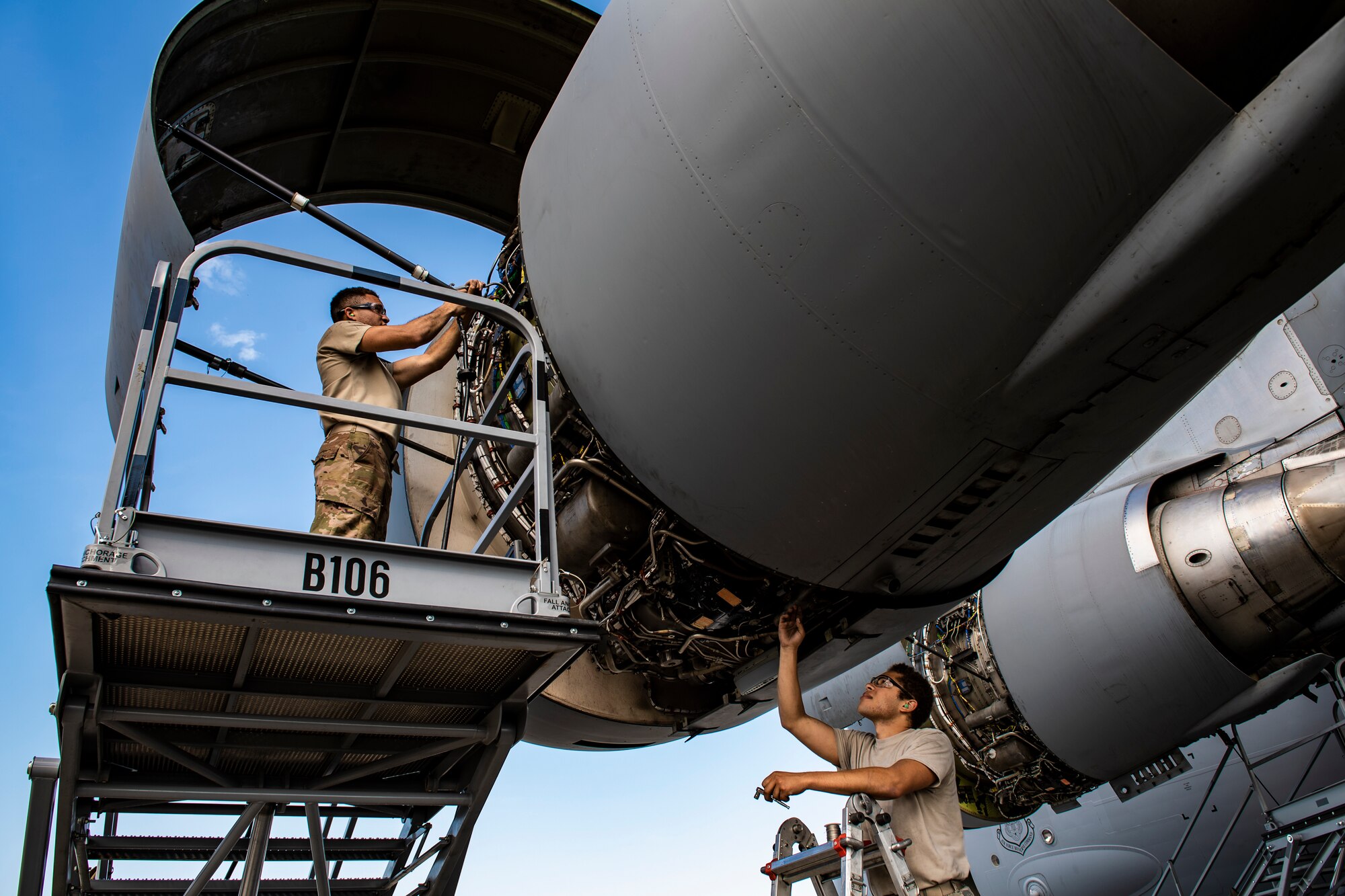 Teamwork makes the plane work