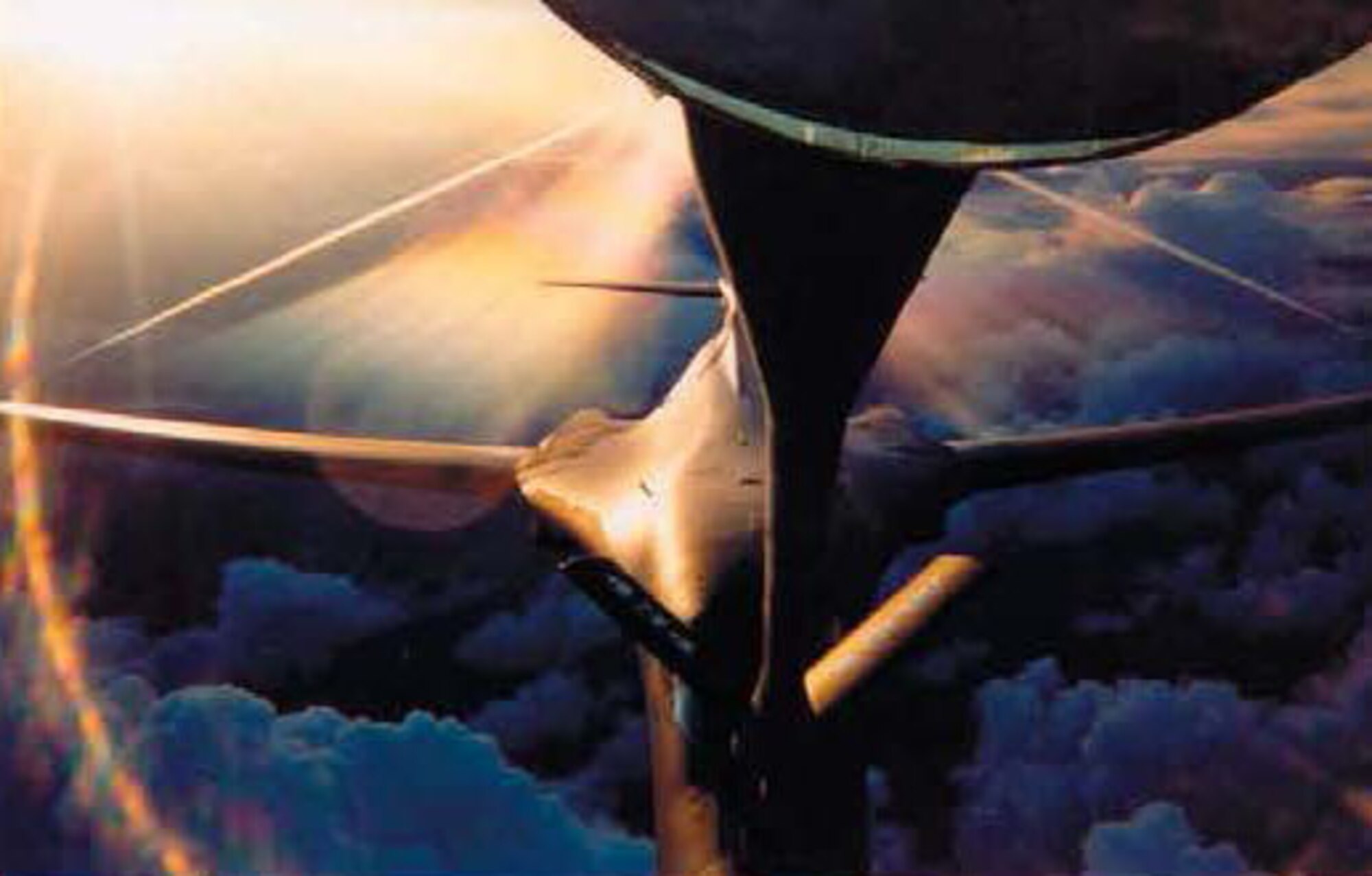 In an undated photo, a B-1 Bomber flying in support of Operation Iraqi Freedom is refueled by a KC-135 Stratotanker assigned to the 22nd Air Refueling Wing and flown by an 18th Air Refueling Squadron crew. The photo was taken by then-Senior Master Sgt. John Wallman, a boom operator belonging to the 18 ARS. The 931st began supporting OIF in March. 2003.