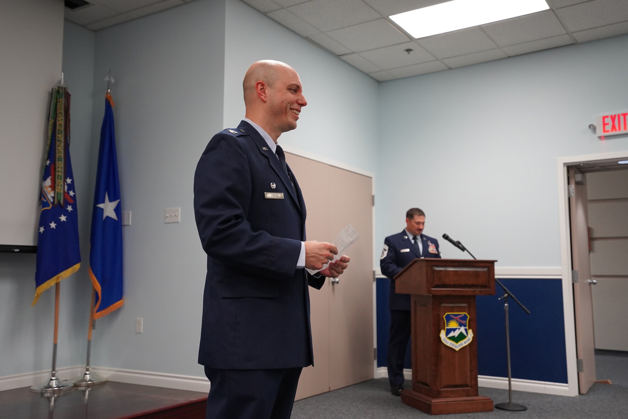 142nd Wing Change of Command