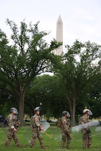 Approximately 200 Utah National Guard Soldiers returned to Salt Lake City, Sunday, June 7, 2020 following an activation at the request of the Secretary of Defense to augment civil authorities in Washington, D.C. amid civil unrest.