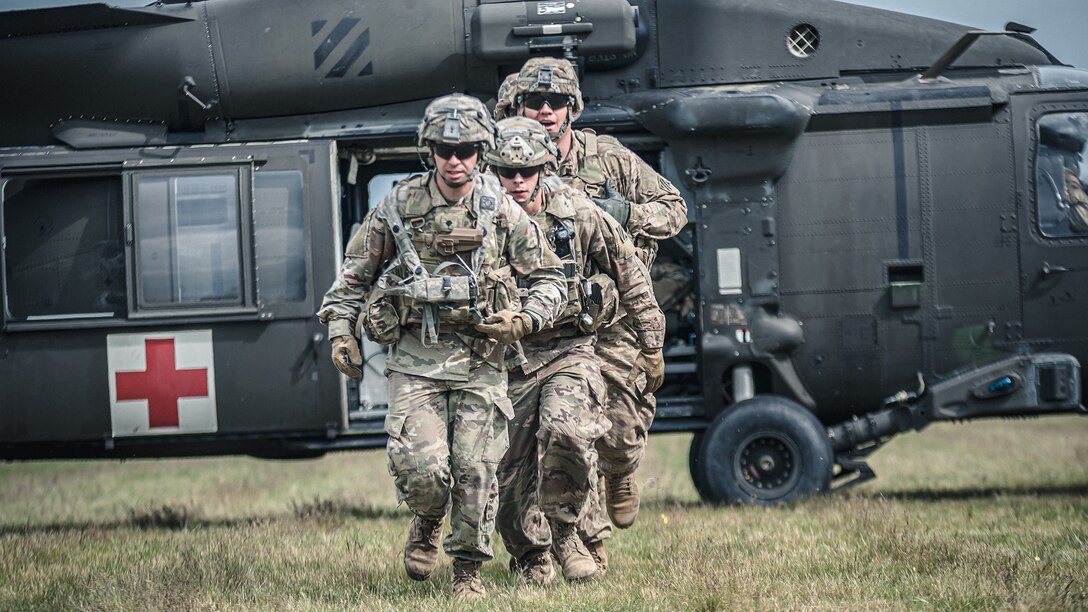 Allied Spirit Medical Evacuation (MEDEVAC) training in Poland