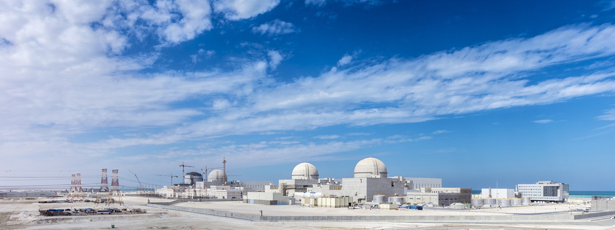 The UAE’s Barakah Nuclear Energy Plant. (Photo courtesy of Emirates Nuclear Energy Corporation)