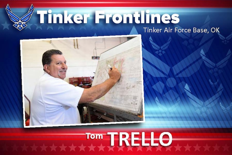 Tom Trello, assistant chief of operations for the Tinker Fire Department, has served as a firefighter for 34 years.