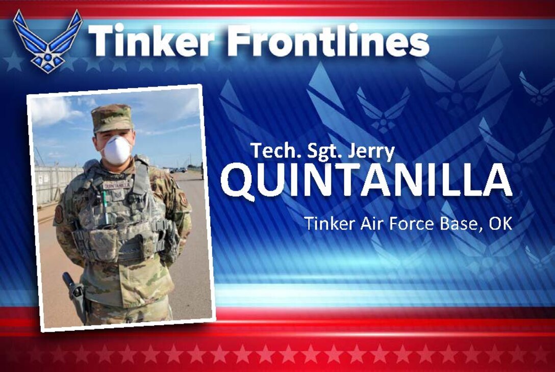 Tech. Sgt. Jerry Quintanilla with the 72nd Security Forces Squadron calls Houston, Texas, his hometown.