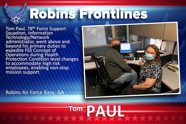 Robins Frontlines: Tom Paul