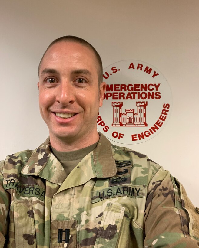 The U.S. Army Engineer Research and Development Center’s Financial Management Officer Capt. Taylor D. Traversa deployed with the U.S. Army Corps of Engineers Mississippi Valley Division during the fight against COVID-19.