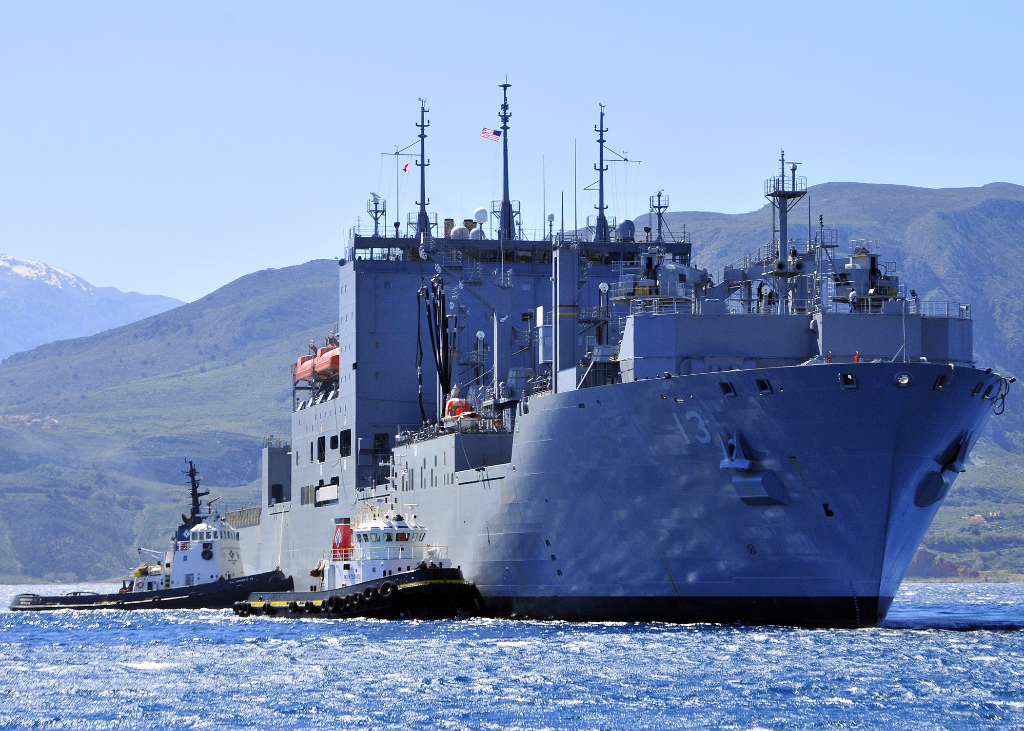 Dry Cargo/Ammunition Ship. Deliver supplies to customer ships at sea — ammunition, food, repair parts, stores and small quantities of fuel. Replace T-AE, T-AFS and T-AOE when operating with T-AO. Two dedicated ships provide ammunition, food, repair parts, stores and small quantities of fuel for the U.S. Marine Corps.