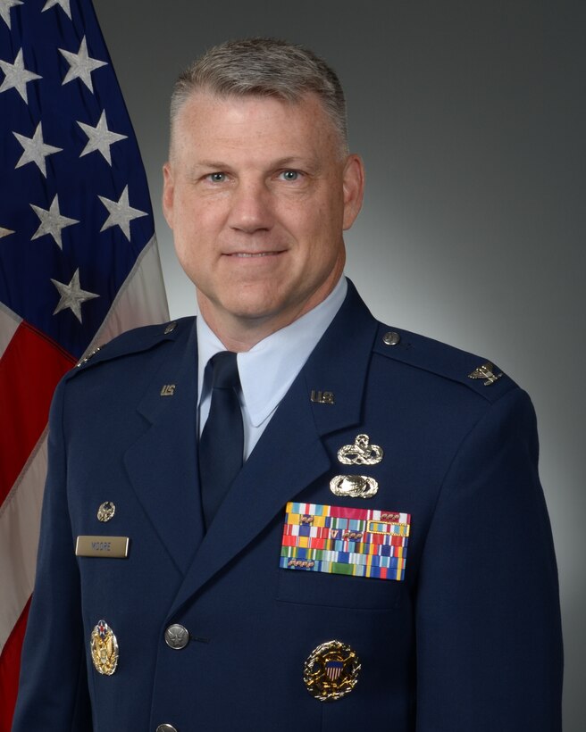Col. Brian Moore, 78th Air Base Wing commander