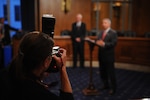 Photo of events during an awards presentation in Washington Sept. 19, 2012.