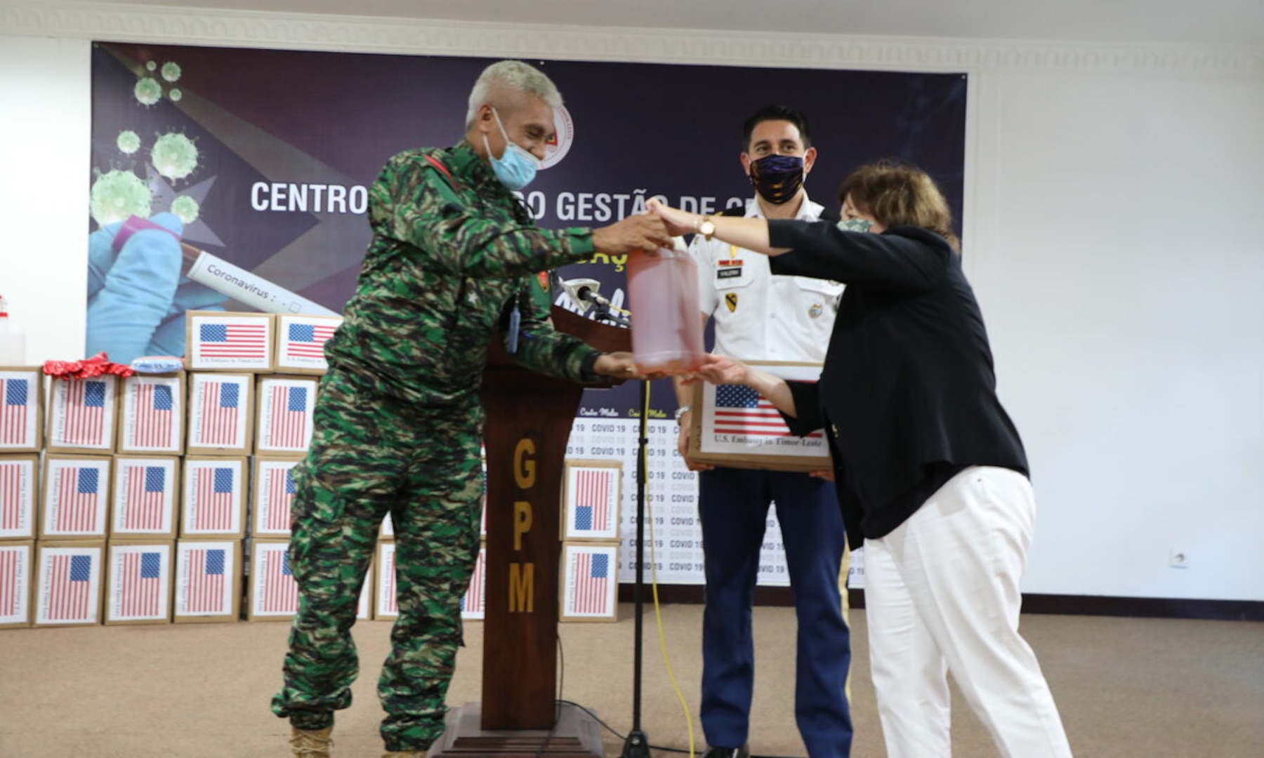 U.S. Embassy Dili Provides Disinfectant Cleaning Materials to Help Schools and Clinics Prevent COVID-19