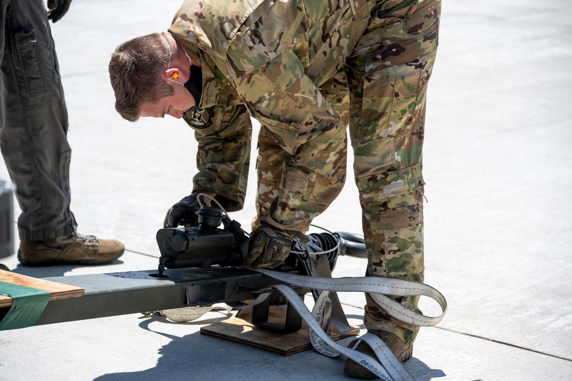 The 35th Logistics Readiness Squadron coordinated with the 36th Airlift Squadron from Yokota Air Base, Japan to conduct airland cargo training at Misawa AB, Japan, May 28.