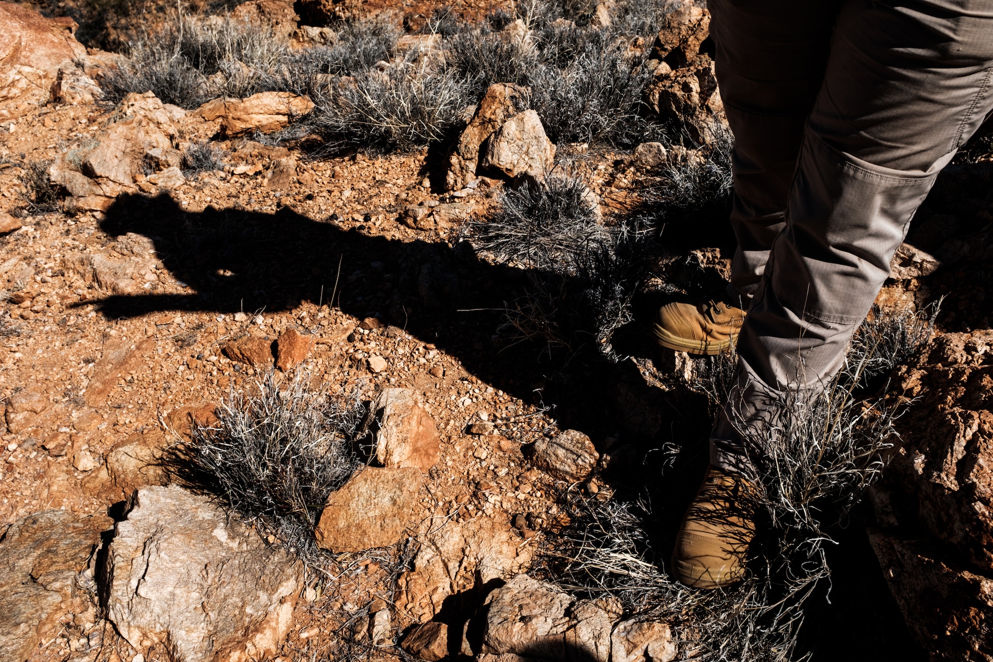 Airmen assigned to the 709th Technical Maintenance Squadron, Detachment 421, maintain a 20-sensor seismic array in Alice Springs, Australia, which monitors vibrations in the Earth’s crust and can detect nuclear detonations. The Airmen deal with many natural hazards present on the 100 square kilometer (38.6 square mile) area of land including poisonous snakes, spiders and lizards. (U.S. Air Force photo by Master Sgt. Benjamin Wilson)