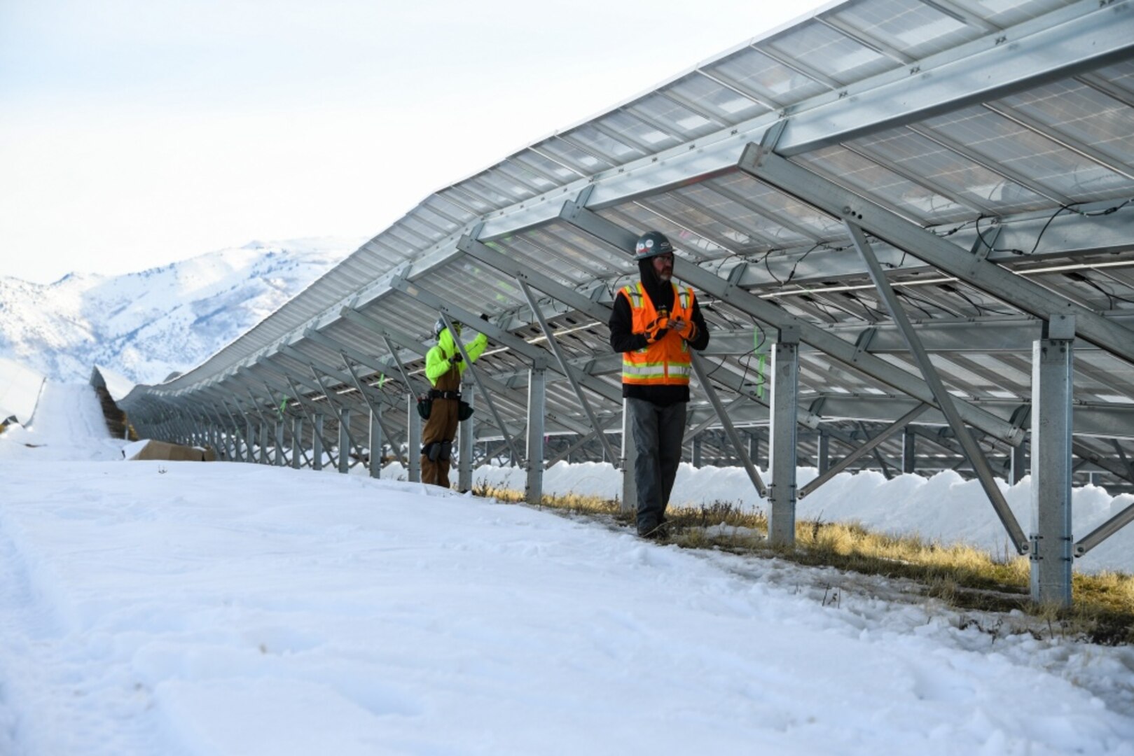 The Air Force completed construction of a $42 million project recently that will improve energy efficiency and resiliency at Hill Air Force Base, Utah.