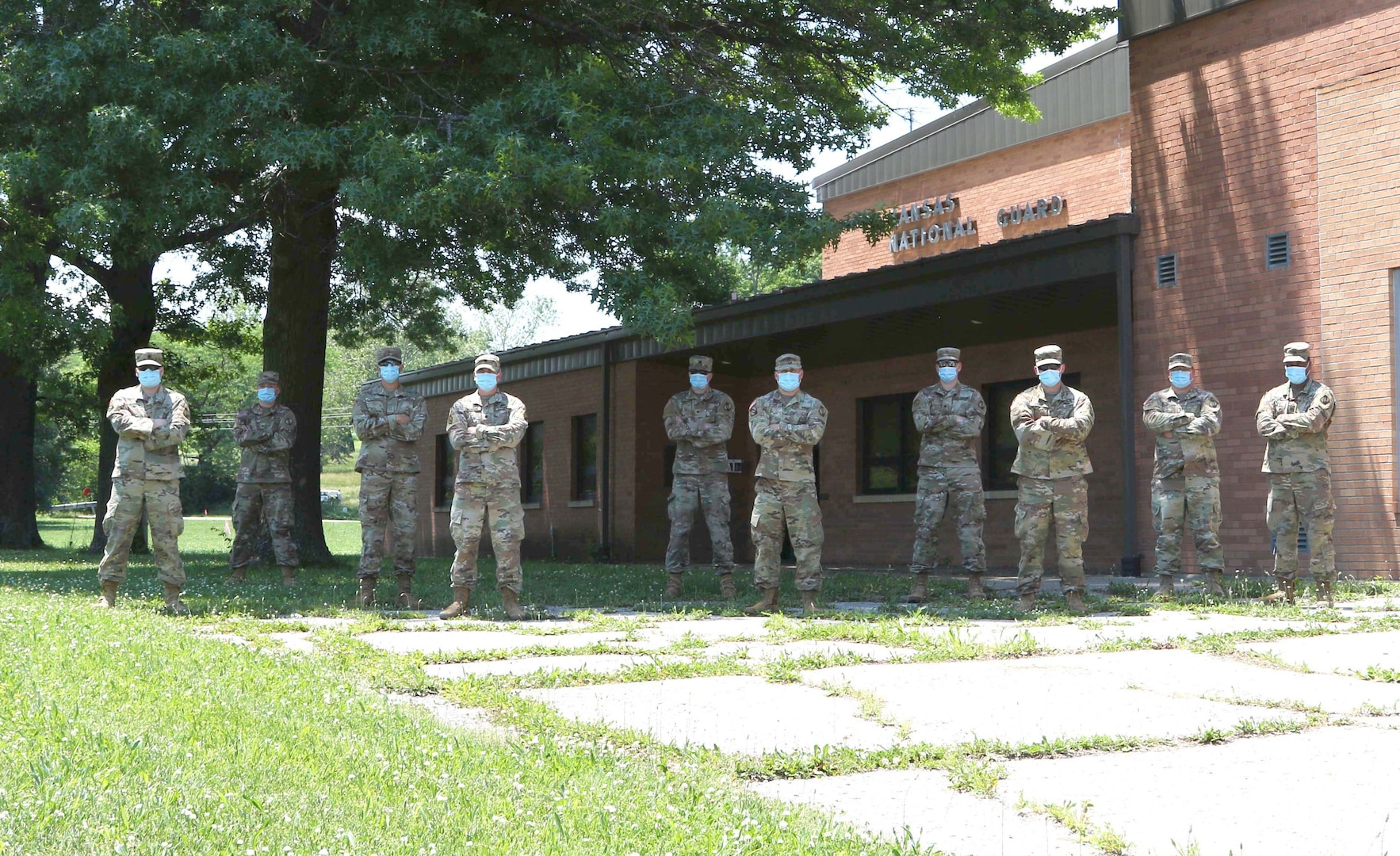 Kansas National Guard members saved a young woman from attempting suicide May 25, 2020, while driving back to Lawerence, Kansas. The Soldiers were mobilized to package and distribute food as part of the Kansas National Guard COVID-19 response.