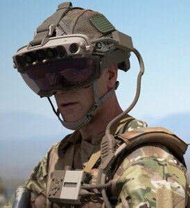 Capability Set 3 (CS 3) military form factor prototype of the Integrated Visual Augmentation System (IVAS) set to be tested at Soldier Touchpoint 3 (STP 3) in Fort Pickett, Va during October and November 2020.