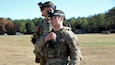 Soldiers don the Integrated Visual Augmentation System (IVAS) Capability Set 2 (CS 2) Heads Up Display (HUD) at Soldier Touchpoint 2 (STP 2) in November 2019 at Fort Pickett, Va.