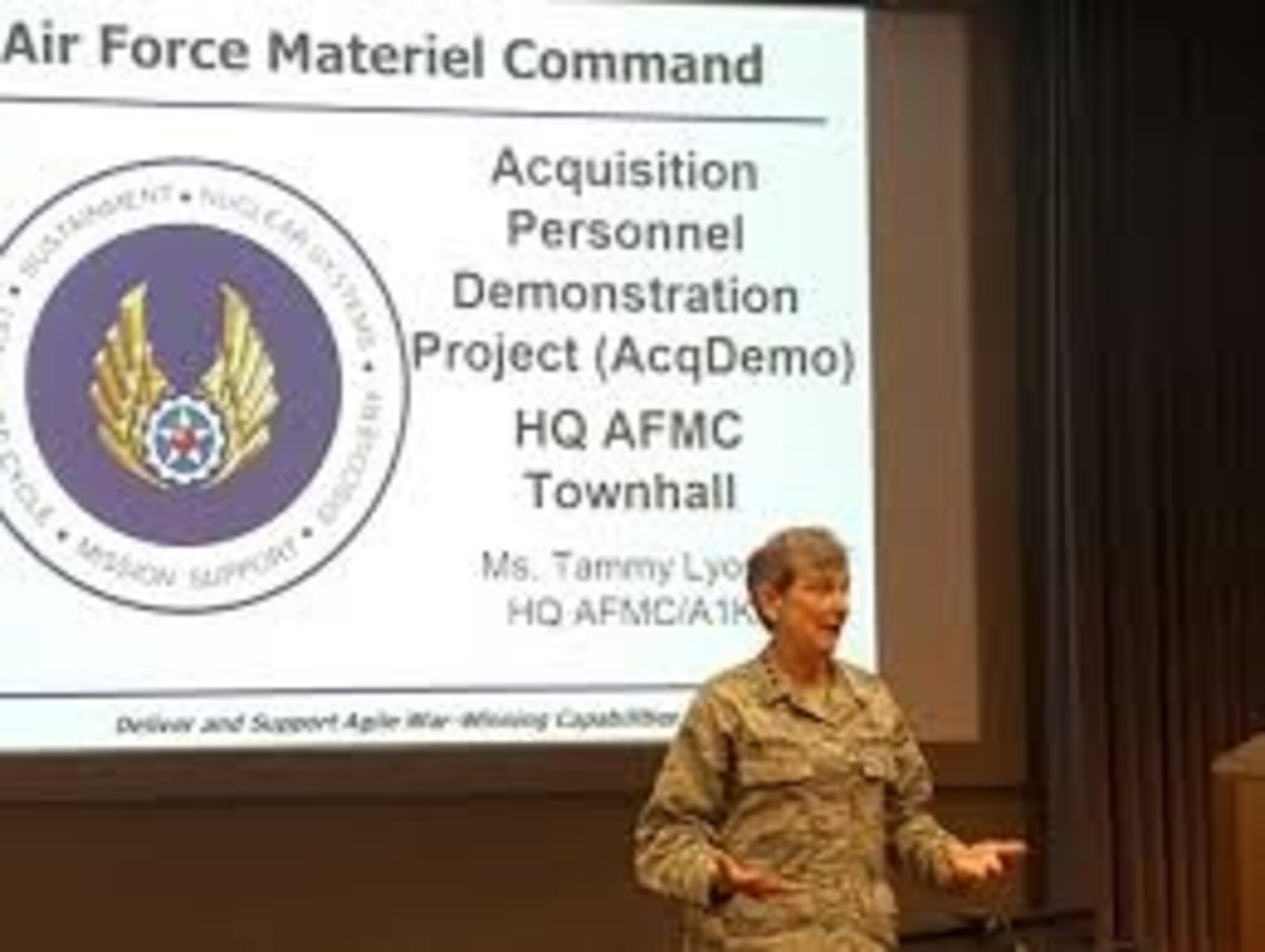 Briefing held in HQ AFMC Wright-Patterson AFB Ohio