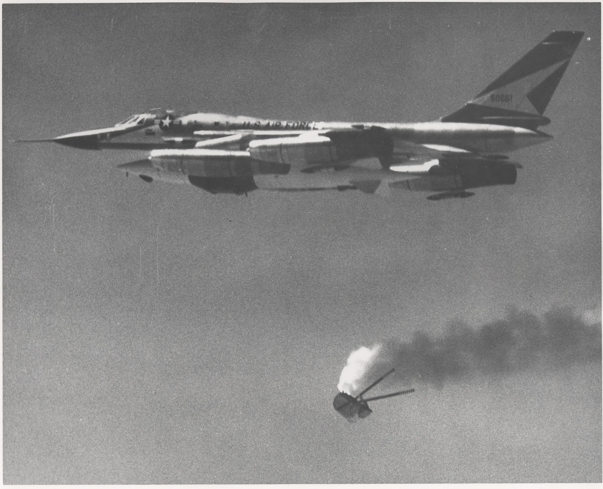 In flight over Edwards AFB Calif