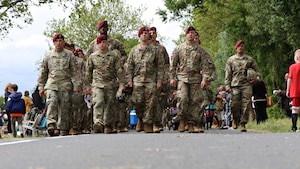 Iron Mike Ceremony: La Fiere Bridge, France, 9 June, 2019