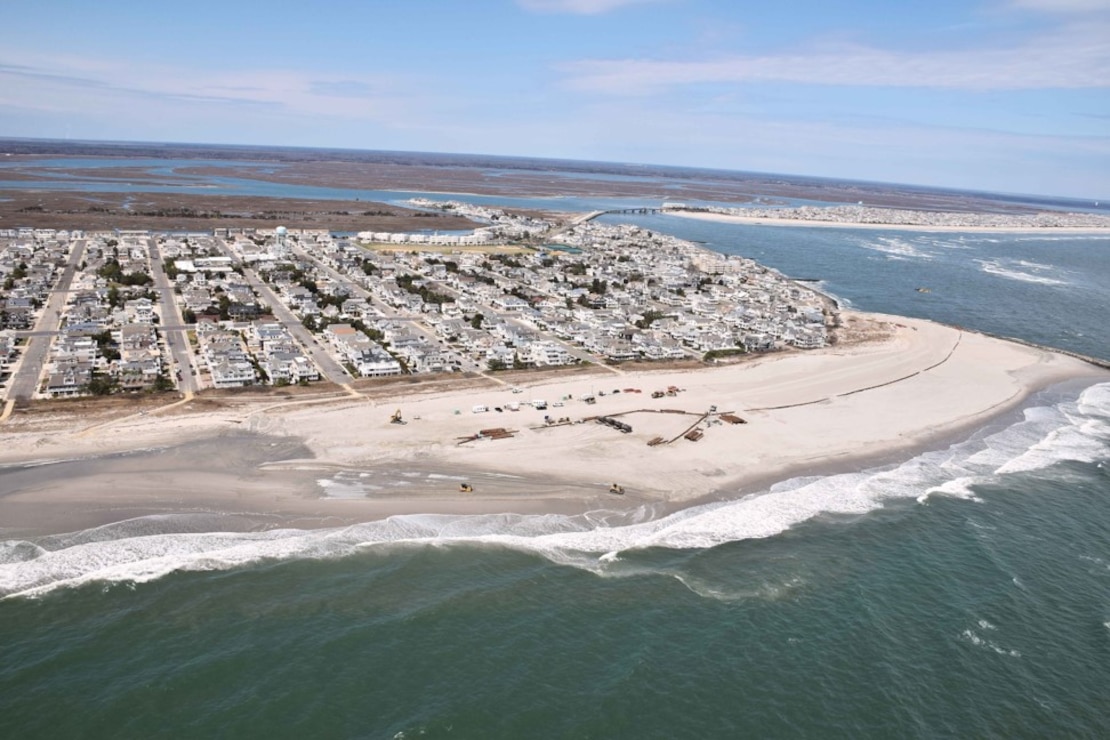 The Townsends Inlet to Cape May Inlet Coastal Storm Risk Management Project includes the construction of a dune and berm system in Avalon and Stone Harbor, N.J. with a 3-year nourishment cycle.