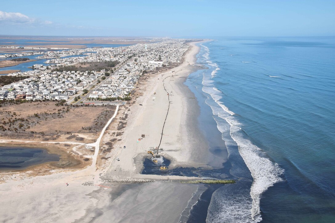 The Townsends Inlet to Cape May Inlet Coastal Storm Risk Management Project includes the construction of a dune and berm system in Avalon and Stone Harbor with a 3-year nourishment cycle (pending available funding).