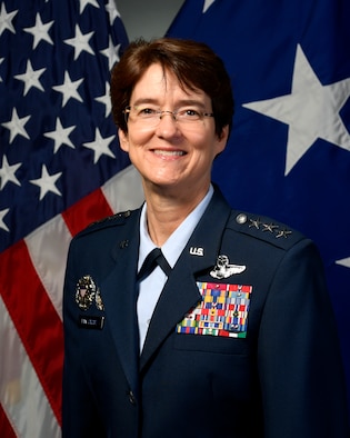 Lt. Gen. Jacqueline D. Van Ovost, Air Mobility Command deputy commander, has been nominated to serve as the next Air Mobility Command commander, June 5, 2020. (U.S. Air Force courtesy photo)