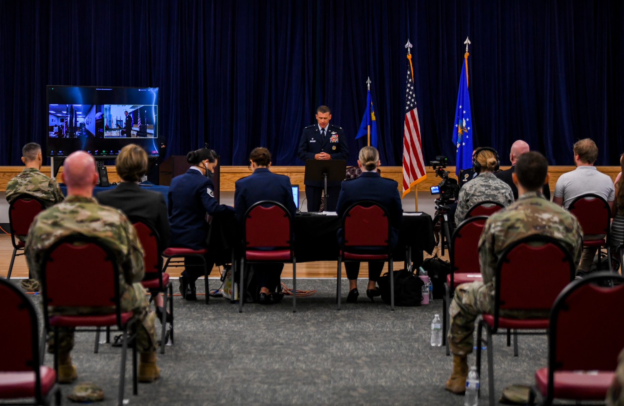 Col. Heather Fox assumed command of the 9th Reconnaissance Wing and Beale Air Force Base during a change of command ceremony June 11, 2020, at Beale Air Force Base, California.