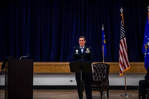 Col. Heather Fox assumed command of the 9th Reconnaissance Wing and Beale Air Force Base during a change of command ceremony June 11, 2020, at Beale Air Force Base, California.