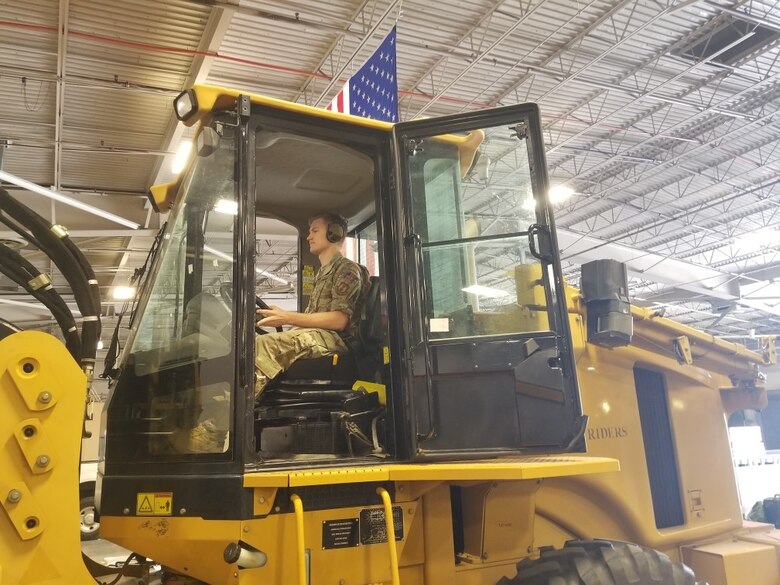 Airman William Hall works air transportation in the 72nd Logistics Readiness Squadron and has been in the Air Force for one year.