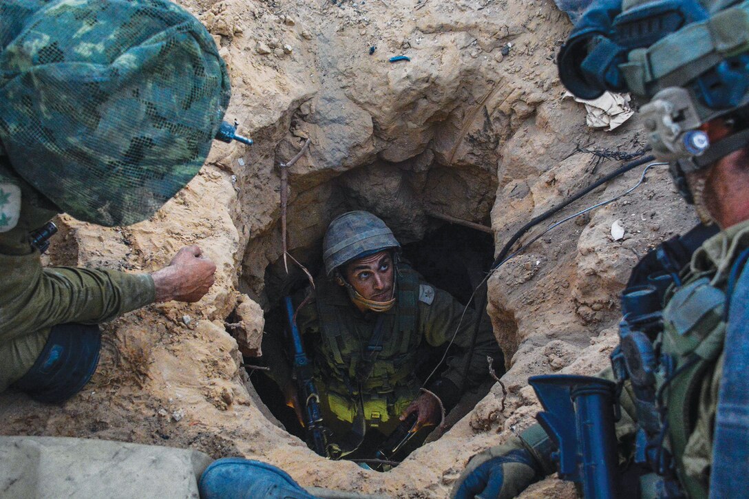 The IDF’s paratroopers brigade operate within the Gaza Strip to find and disable Hamas’ network terror tunnels and eliminate their threat to Israeli civilians. (Israel Defense Forces, 20 July 2014)