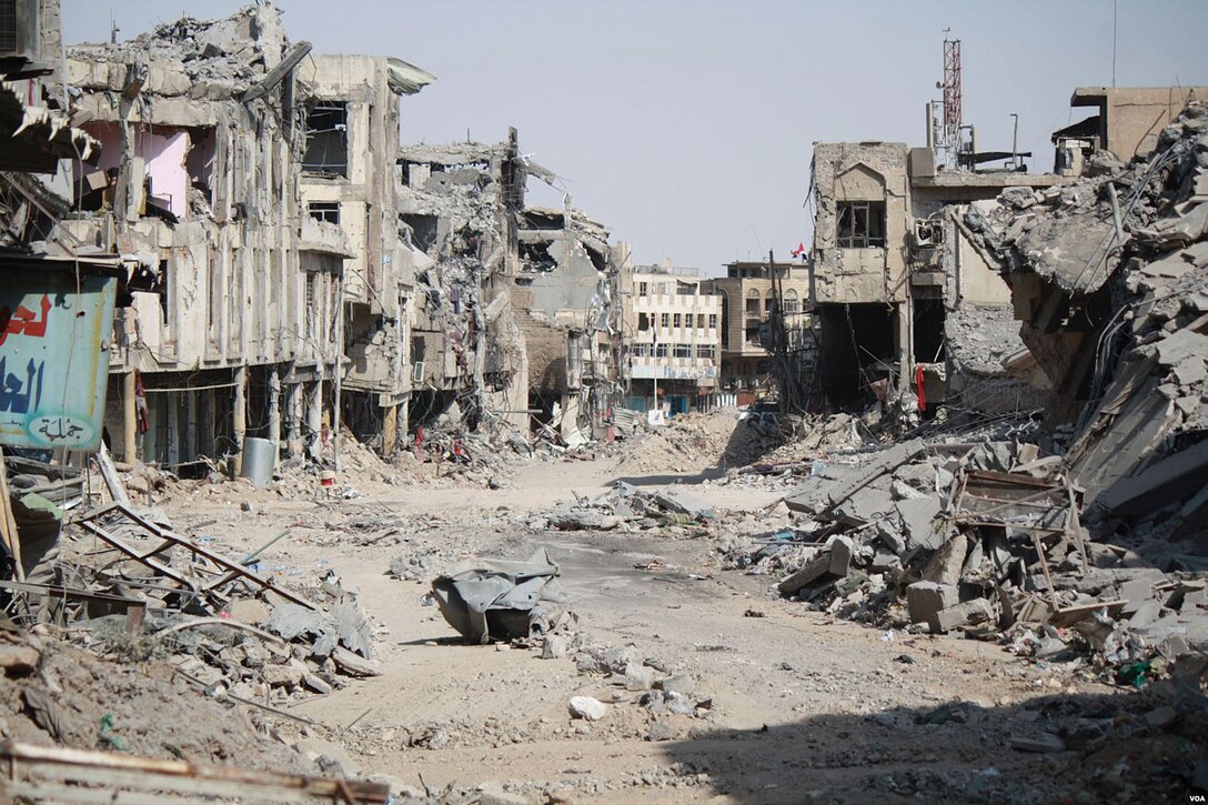 Devastation after the Battle for Mosul, July 9, 2017. (H. Mourdock)