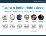 Sleep is a vital component to overall health and readiness. There are several things Airmen can do to improve their sleep habits, including setting an alarm for bed, avoiding screens that emit disruptive blue light, and avoiding caffeine several hours before bedtime.