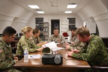 GySgt Ciupak, Africa Foreign Area SNCO participates in the 2017 Combined Unit Exercise with members from the U.S., Australia, Canadian, and United Kingdom Armed Forces.