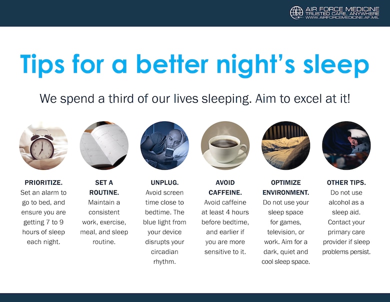 Prioritizing Sleep Vital As Airmen Adjust To New Normal > Department Of The  Air Force Resilience > Article Display