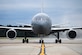 The first KC-46A Pegasus lands at Seymour Johnson Air Force