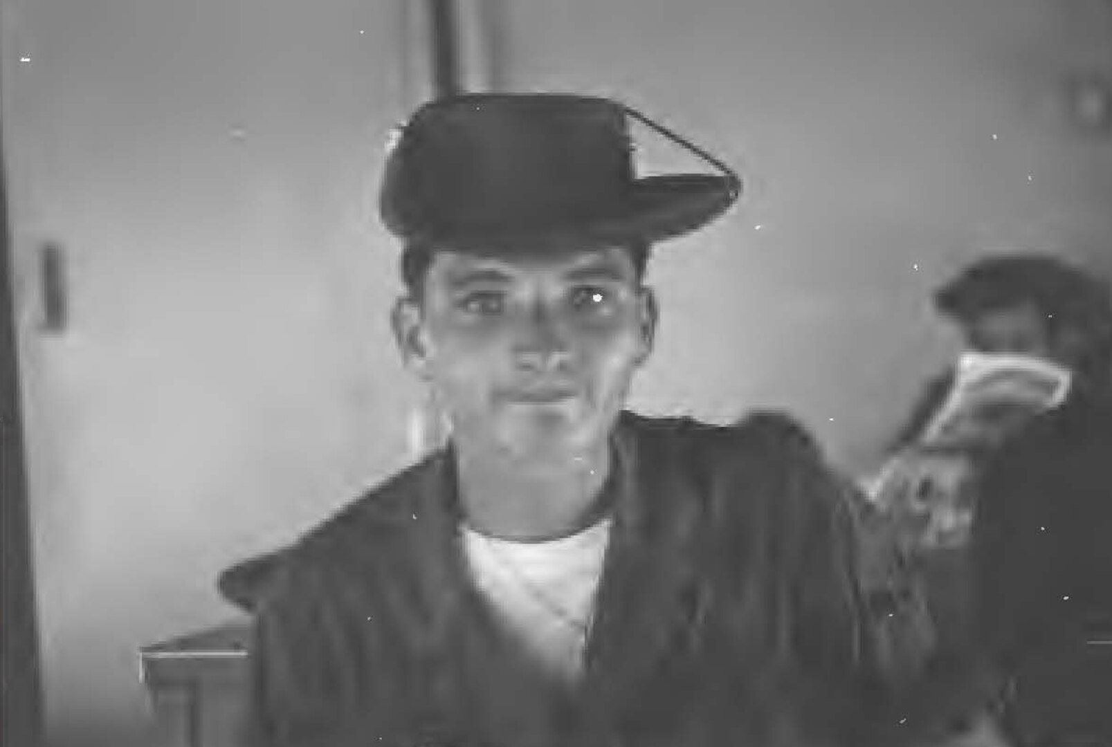 Young George Tyras in uniform