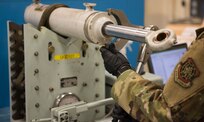 Senior Airman Samantha Emery, an aircraft hydraulics technician assigned to the accessories flight in the 437th Maintenance Squadron, works on an aircraft part on Joint Base Charleston, S.C., June 3, 2020.