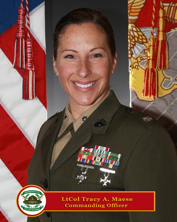Lieutenant Colonel Tracy A. Maese > Marine Corps Recruit Depot, San ...