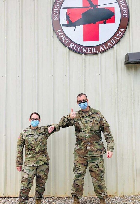 Black Hawk, black out and dunk tank: 2 Army Reserve Soldiers complete flight nurse training