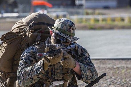 On June 11, 2020, Marines & Sailors from Headquarters Company, 5th Marine Regiment; 3d Battalion, 5th Marine Regiment; and 3d Marine Air Wing conducted an air assault from Marine Corps Air Station Camp Pendleton to the Marine Corps Mountain Warfare Training Center in Bridgeport, California as part of Mountain Exercise 5-20.