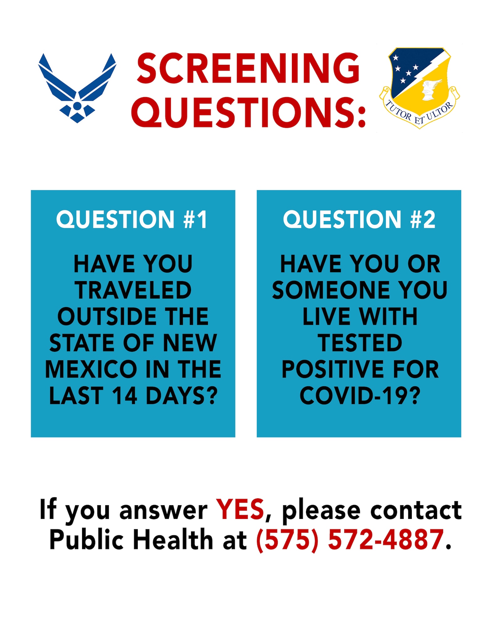 Screening Questions