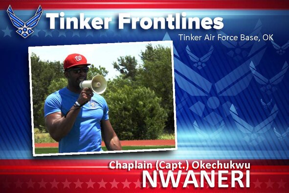 Chaplain (Capt.) Okechukwu Nwaneri has served in the U.S. Air Force for 13 years.