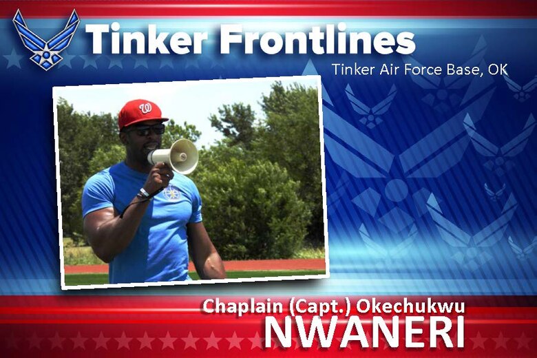 Chaplain (Capt.) Okechukwu Nwaneri has served in the U.S. Air Force for 13 years.