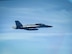 A United States Navy E/A-18G Growler from Electronic Attack Squadron 209, the “Star Warriors,” flies with a B-52H Stratofortress deployed from Barksdale Air Force Base, La., over the Sea of Japan while conducting a Bomber Task Force mission June 16, 2020. U.S. Strategic Command operations and engagements with U.S. allies and partners demonstrate and strengthen a shared commitment to global security and stability. (Courtesy photo)