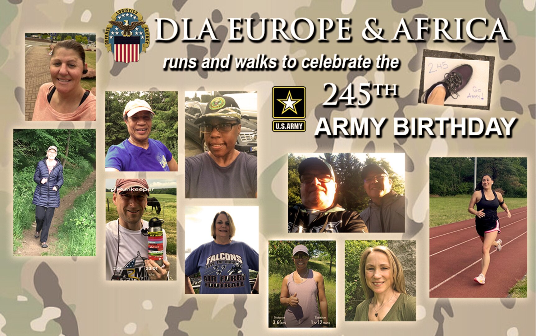 DLA Europe & Africa runs for Army's 245th birthday